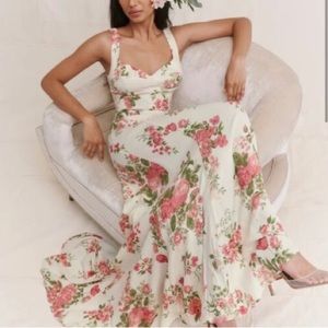 Reformation Lecce in Ivory floral